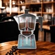 Кавоварка гейзерна Espresso Moka Maestro MR-1666-6 Silver 300мл на 6 чашок алюмінієва - зображення 4