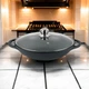 Алюминиевая сковорода Wok MR-4832 Ø32см с антипригарным покрытием Granite - изображение 1