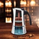 Кофеварка гейзерная Espresso Moka Maestro MR-1668-2 Silver 100мл на 2 чашки нержавеющая сталь - изображение 4