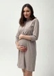 Нічна сорочка з рукавом 3/4 для вагітних та годування Koko boutique XXL, бежевий - зображення 1