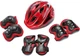 Комплект шолом та захист Sports Helmet розмір S-M Червоний 4-15 років з регулюванням по об'єму (F18476/C34590) - зображення 1