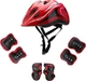 Комплект шолом та захист Sports Helmet розмір S-M Червоний 4-15 років з регулюванням по об'єму (F18476/C34590) - зображення 2