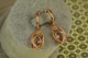 Серьги подвески Xuping Jewelry Взгляд 3,2 см золотистые - изображение 1