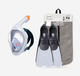 Набір (Маска + Ласти) Subea Easybreath M/L UA46/47 для Плавання, Нирання, Снорклінгу Блакитний - зображення 1