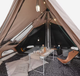 Туристическая Палатка с Тамбуром QUECHUA Tepee 5.2 из Поликотона Пятиместная Двухкомнатная Водонепроницаемая - изображение 5