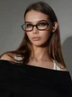 Солнцезащитные очки No Brand прямоугольные Oculos с защитой от ультрафиолета черные - изображение 2