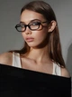 Солнцезащитные очки No Brand прямоугольные Oculos с защитой от ультрафиолета черные - изображение 5