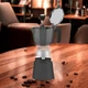 Кофеварка гейзерная Espresso Moka Maestro MR-1666-9 Black 450мл на 9 чашек алюминиевая - изображение 3