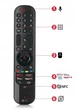 Пульт для телевізора LG AN-MR22GN Magic Remote 2022 чорний - зображення 3