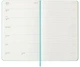 Щотижневик Moleskine 2025-2026 на 18 місяців середній 13 х 21см аквамарин - изображение 4