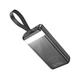 УМБ HOCO Element power bank with digital display J123B 30000mAh |2USB/Type-C/Lightning, QC/PD, 22.5W/3A| черная - изображение 2