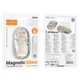 Мышь Hoco General dual-mode silent wireless mouse GM35 (battery version) |2.4G+BT, 800-1200-1600DPI серая - изображение 4