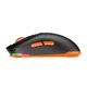 Мышь MEETION Wired + 2.4 G+Bluetooth Gaming mouse GW24 |6 Keys, 8000dpi, 30-60h, RGB| черная - изображение 5