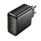 Адаптер сетевой HOCO Supply charger CS27A |1USB/3Type-C,67W/3A, PD/QC| - изображение 6