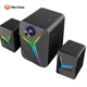 Акустика для ПК Meetion Wired + Bluetooth Meetion Speaker SP2111 |BT5.0/AUX+USB, 15W, RGB| чорна - зображення 5