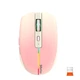 Мышь MEETION 2.4 G+Bluetooth Dual Mode gaming mouse BTM002 |1000-1200-1600dpi, 6keys, Type-C Charging, RGB| розовая - изображение 1