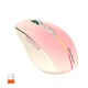 Мышь MEETION 2.4 G+Bluetooth Dual Mode gaming mouse BTM002 |1000-1200-1600dpi, 6keys, Type-C Charging, RGB| розовая - изображение 4