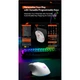 Ігрова миша MEETION Wired, 2.4G, Bluetooth Gaming mouse GW32, 7 Keys, 8000dpi, 700mAh, 35-115h, RGB, white - зображення 11