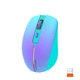 Мышь MEETION 2.4 G+Bluetooth Dual Mode gaming mouse BTM002 |1000-1200-1600dpi, 6keys, Type-C Charging, RGB| фиолетовая - изображение 5