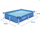 Детский прямоугольный каркасный бассейн Bestway 56401 Steel Pro Размер 221x150х43 см - изображение 6
