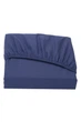 Простирадло на гумці Good-Dream Бязь Premium Dark Blue 140х200 (GDCDBSHEETF140200) - зображення 1