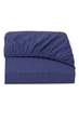Простынь на резинке Good-Dream страйп-сатин Dark Blue 100х200 (GDSSDBSHEETF100200) - изображение 1