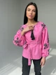 Вышиванка жіноча Narodnyy Butik Троянда фуксія 1022.1 46 - изображение 7