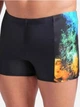 Плавки пляжные мужские Arena Vibrant Swim Short 008938-550 85 Черные (3468337526810) - изображение 3