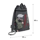 Сумка для взуття Kite Naruto Shippuden NR25-601M-1 46х33 сірий - зображення 3