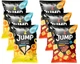 Набор снеков Jump Вафли со вкусом Ребрышки барбекю 50 г х 3 шт + Кольца со вкусом Четыре сыра 50 г х 3 шт (0.3 кг) (4820237693723) - изображение 1