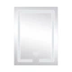 Зеркало для ванной комнаты Lidz Kubis 800х600 прямоугольное с LED-подсветкой (LD78LF9376080) - изображение 3