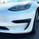 Пластиковая губа на бампер Tesla Model 3 2017 + молдинг бампера юбка черная. - изображение 2