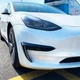 Пластиковая губа на бампер Tesla Model 3 2017 + молдинг бампера юбка черная. - изображение 7