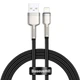 Кабель Baseus Cafule Series Metal Data Cable USB to IP 2.4A 1m Black (CALJK-A01) - изображение 1