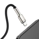 Кабель Baseus Cafule Series Metal Data Cable USB to IP 2.4A 1m Black (CALJK-A01) - изображение 5