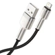 Кабель Baseus Cafule Series Metal Data Cable USB to IP 2.4A 1m Black (CALJK-A01) - изображение 6