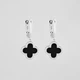 Серебряные серьги Minimal 9520340ч - изображение 1
