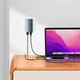 Мережевий зарядний пристрій адаптер Baseus GaN5 Pro Ultra-Slim 65W Type-C + USB з функцією швидкої зарядки |QC3.0+PD3.0| + Кабель Type-C to Type-C |100W 1m| Сірий - зображення 9