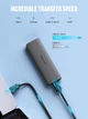 Зовнішня кишеня Lemorele SD1L для SSD M.2 NVME, USB 3.1 Gen 2 to PCI-E (M Key & B+M Key) 10Gbps - зображення 2