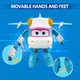 Трансформер Super Wings Transforming Airplane Lime Food Cart Лайм з візком з їдою Супер Крила (EU760845) - зображення 2