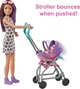 Кукла Барби Скиппер Няня с коляской и пупсом Barbie Skipper GXT34 - зображення 3