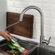 Смеситель для кухни с выдвижным изливом Frap F60899-1 сатин - изображение 3