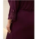 Ночная сорочка женская с халатом 3XL Баклажановый 18568 - изображение 7