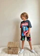 Детский летний комплект (футболка + шорты) для мальчика Wiki boom kids Marvel 98-104 см черный - изображение 3