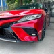 Пластикова губа на бампер Toyota Camry 70 2018-2020 молдинг бампера спідниця чорний. - зображення 9