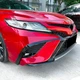 Пластикова губа на бампер Toyota Camry 70 2018-2020 молдинг бампера спідниця чорний. - зображення 14