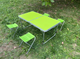 Стол раскладной для пикника и рыбалки Folding Table с 4 стульями Зеленый - изображение 3