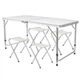 Стол раскладной для пикника и рыбалки Folding Table с 4 стульями Белый - изображение 1