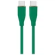 Кабель Cablexpert USB Type-C - USB Type-C (M/M), 3 A, 60 W, 1.5 м, Green (CC-USB2S-CMCM-1.5M-G) - изображение 1