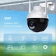 Вулична поворотна IP-камера CAD N6 V380 Wifi 6 Мп камера відеоспостереження вайфай зовнішня - зображення 6